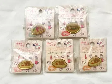 헤이세이 레트로 햄짱 정식 핑 배지 산엑스 5개 일괄 초레어 미사용