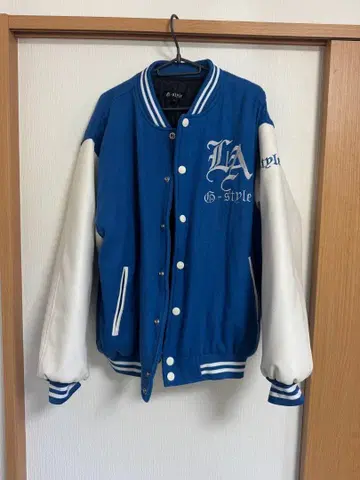 G-style LA 자수 바시티 자켓 레어