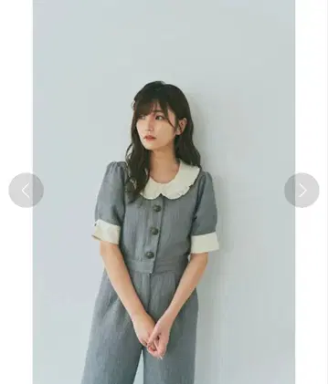 Bokanii 프릴 칼라 올인원 그레이 시착만 한 상품