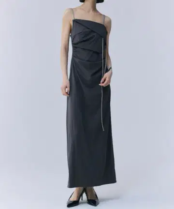 JOSE MOON ASYMMETRY JERSEY DRESS