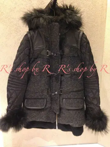 THE FIRST +1 2WAY 라쿤 퍼 다운 코트