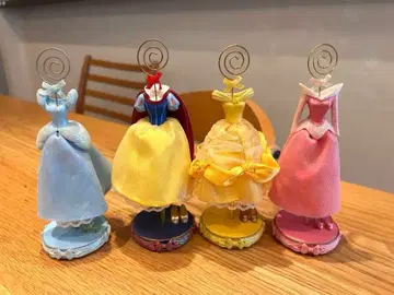 디즈니 파크 신데렐라 오로라 백설공주 벨 드레스 메모 스탠드