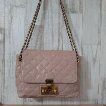 마크제이콥스 핑크 퀼팅 숄더백