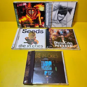 새상품 케이스 교환 완료 DIE IN CRIES CD 5장 세트