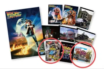 백 투 더 퓨처 후류 복권 아트 포스터 40주년 40th