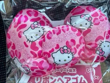 헬로키티 리본 머리끈 핑크 A 훼미리마트