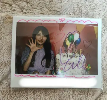 노기자카46 야쿠보 미오 친필 사인 폴라로이드