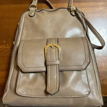 베이지 숄더백