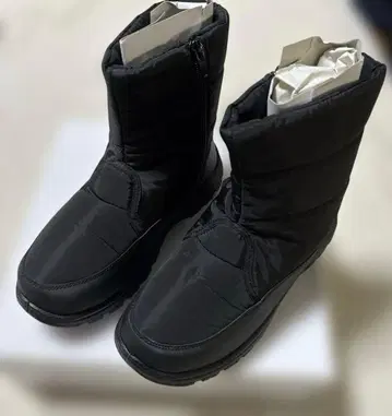 새상품 윈터 부츠 방한 방수 블랙 스노우 부츠 23cm 23.5cm