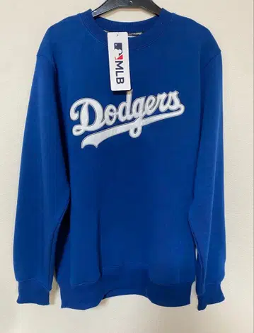 새상품 ] MLB 다저스 트레이닝복 맨투맨 속기모 와펜 로고 L
