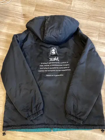 X-girl 리버서블 겉옷 아우터 점퍼 엑스걸