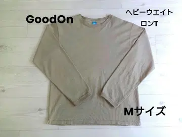 GoodOn 롱 슬리브 헤비 웨이트 크루넥 티셔츠
