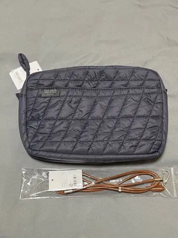 DELFONICS 이너백 크로셰 M 다크 그레이 스트랩 포함 새상품