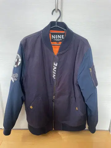 Nine Rulaz Line 바시티 자켓 아우터