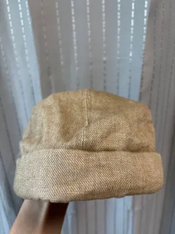 H.W. DOG & CO. 베이지 헌팅 캡 ONE