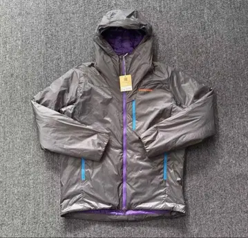 patagonia 후드 부착 나일론 자켓 그레이