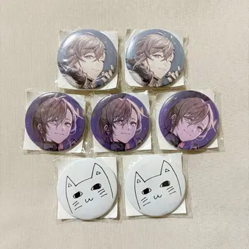 카나에 캔뱃지 7점 ChroNoiR 캡슐 토이 니지산지