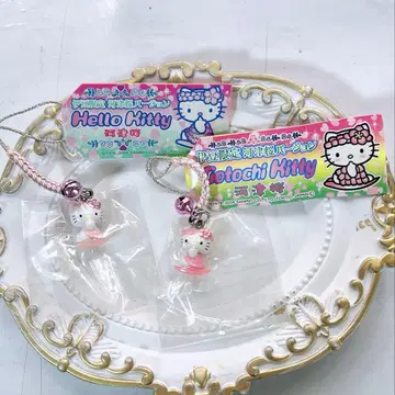 이즈 한정판 카와즈 벚꽃 지역 한정 키티 매듭 키티 스트랩 레어