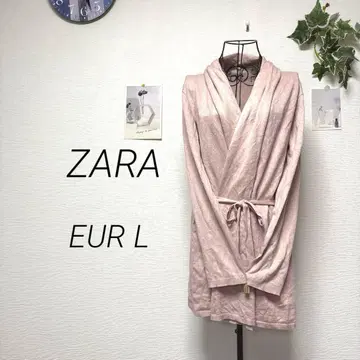 10565 ZARA 자라 가운 롱 가디건 레이온 혼방 무지