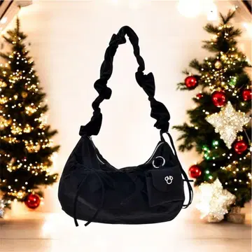 Disney Store 숄더백 파우치 포함 리본 블랙 새상품