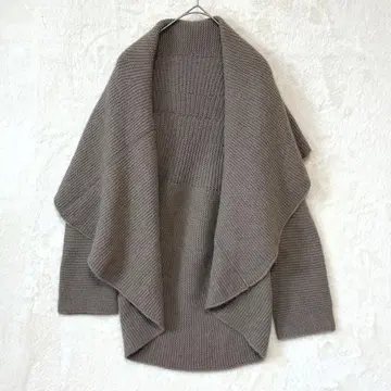 조르주 레쉬 / 가디건 니트 긴팔 M 오픈 프론트 일본제