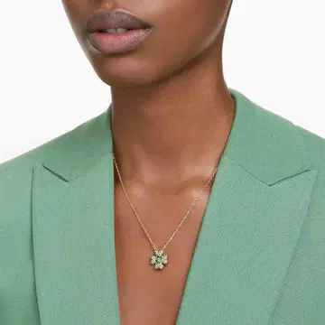 스와로브스키 idyllia 클로버 목걸이