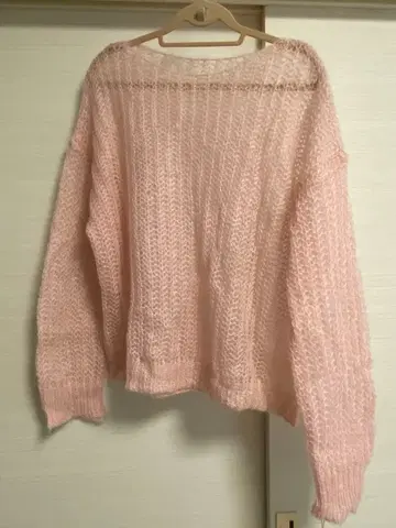 cafune 모헤어 니트 핑크