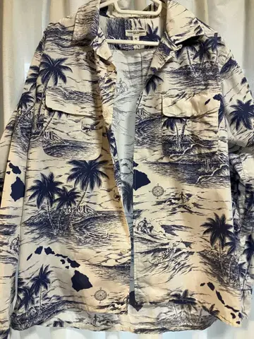 Engineered Garments 하와이안 긴팔 셔츠