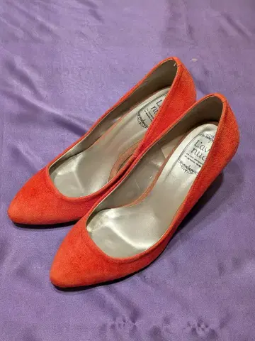 ST-L'avenue 스웨이드 스틸레토 7cm 힐 펌프스