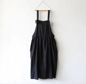 이치 린넨 에이프런 드레스
