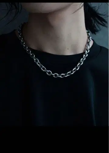 HARE 실버 체인 목걸이