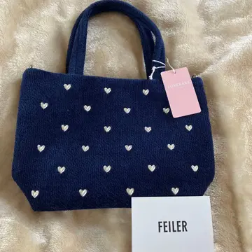 FEILER 러브러리 바이 페일러 러브러리 하트 백 네이비