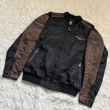 Harley-Davidson 110주년 기념 자켓 엠블럼 나일론