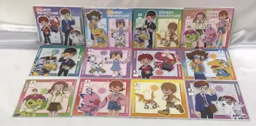 총 12종 세트 [ 디지몬 어드벤처 트레이딩 미니 색지 시밀러룩 ]