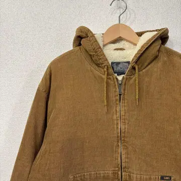 리 코듀로이 자켓 보아 후드티 미국 빈티지 의류 M 3038