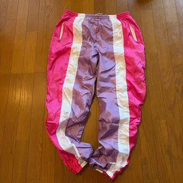 핑크 보라색 스트라이프 팬츠