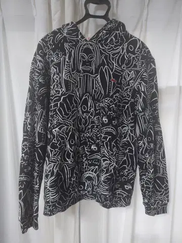 LACOSTE 울트라맨 콜라보 후드티