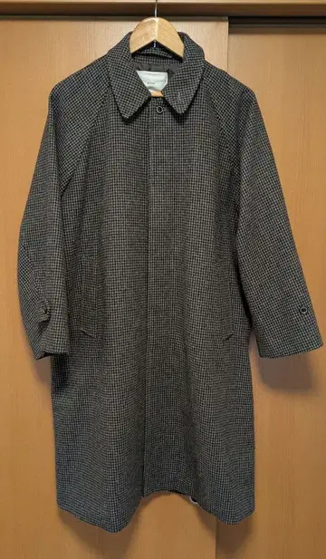 MidiUmi 하운드투스 체크 패턴 코트