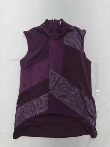 캘빈 클라인 슬리브리스 상의 퍼플 계열 여성용