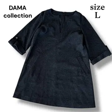 더마 컬렉션 L 울 상의 튜닉 빅 사이즈 A라인