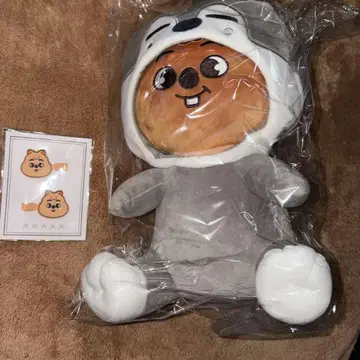 Stray Kids 한쿼카 봉제 인형 & 헤어 클립 2세트