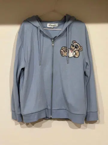 RUMSODA 블루 곰 자수 셋업