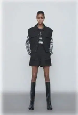 ZARA 퀼팅 베스트