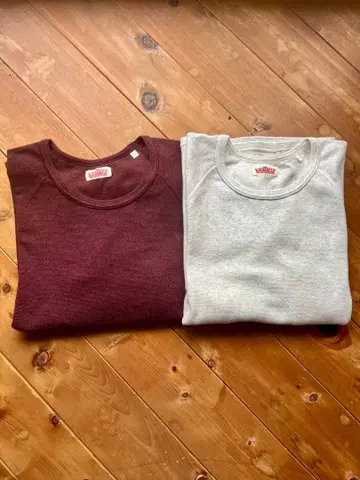 새상품급 할리우드 런치 마켓 롱 슬리브 T셔츠 L(3) 2장 세트