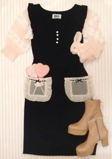 katie mad honey 롱 원피스 새상품