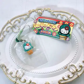 헬로키티 이즈 한정판 이즈 선인장 스트랩