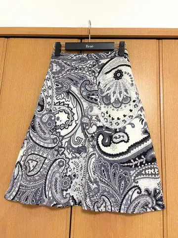 레오나르 울 혼방 가을/겨울 스커트