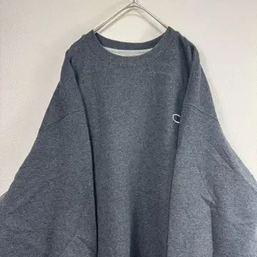 Champion 챔피온 로고 트레이닝복 맨투맨 다크 그레이