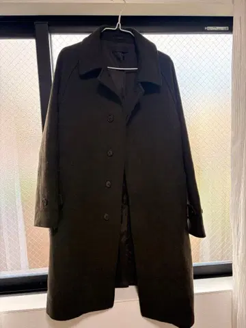 유니클로 체스터 코트 다크 브라운 M 사이즈