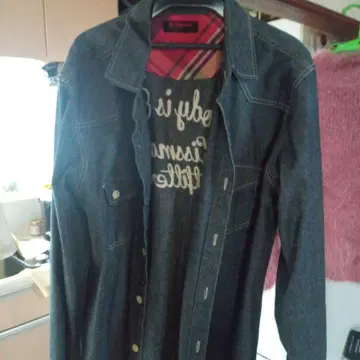 kissmark 데님 셔츠 긴팔